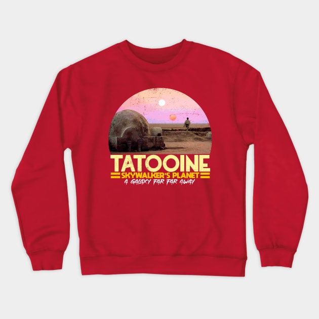 Tatooine Crewneck Sweatshirt by SibaritShirt